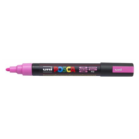 Marqueur PC5M pointe conique moyenne Rose Fluo x 6 POSCA