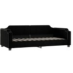 vidaXL Lit de repos noir 90x190 cm tissu