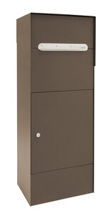 Boîte à colis en acier Multipack EP3108 fenêtre d'introduction et porte Marron