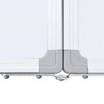 vidaXL Tableau blanc magnétique pliable 120x80x1 7 cm aluminium