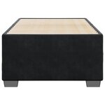 vidaXL Cadre de lit Noir 100x200 cm Velours
