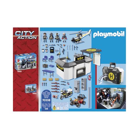 Set de jeu Playmobil City Action Policiers d'élite
