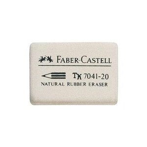 Gomme en caoutchouc 7041-40, blanc FABER-CASTELL