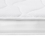 vidaXL Sur-matelas 120 x 200 cm Mousse de gel 7 cm
