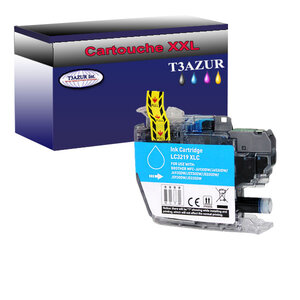 Cartouche compatible Brother MFCJ5330DW, MFCJ5335DW, MFCJ5730DW, LC-3219XL  - Cyan – T3AZUR