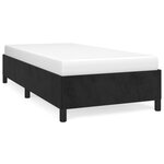vidaXL Cadre de lit Noir 80x200 cm Velours