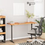 vidaXL Dessus de bureau 110x60x2 5 cm rectangulaire bois massif acacia