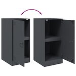 vidaXL Buffet anthracite 34 5x39x73 cm acier