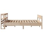 vidaXL Cadre de lit sans matelas 120x190 cm bois de pin massif