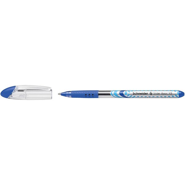 Stylo Bille Slider Basic XB Pointe Large Bleu x 10 SCHNEIDER