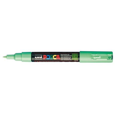 Marqueur pointe conique extra-fine POSCA PC1MC 0 7 - 1mm Vert Clair x 12 POSCA