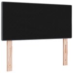 Tête de lit LED vidaXL capitonnée en boutons gris foncé 80 cm en velours