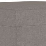 vidaXL Ensemble de canapés 3 Pièces avec coussins Taupe Tissu