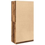 vidaXL Garde-robe vieux bois 100x50x200 cm bois d'ingénierie