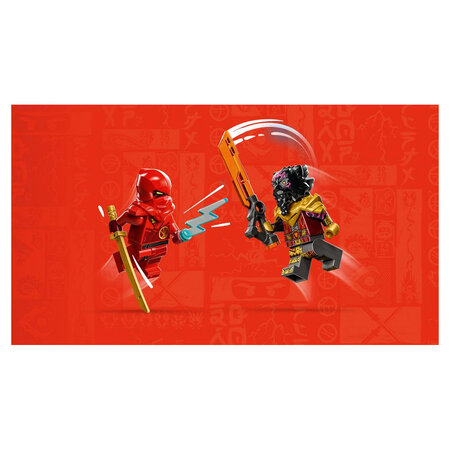 LEGO® Ninjago® 71789 Le combat en voiture et en moto de Kai et Ras