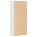 vidaXL Buffet haut blanc 80x42 5x185 cm bois d'ingénierie