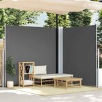 vidaXL Auvent latéral rétractable Anthracite 200x600 cm