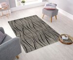 Tapis de couloir VERA Vague 80 x 150 cm - Argenté
