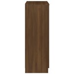 vidaXL Meuble à chaussures Chêne marron 59x35x100 cm Bois d'ingénierie