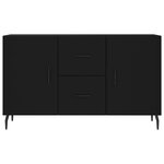 vidaXL Buffet noir 100x36x60 cm bois d'ingénierie