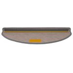 vidaXL Tapis d'escalier autocollants aspect sisal 15 Pièces 65x21x4 cm
