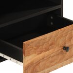 vidaXL Meuble TV 80x33x46 cm bois d'acacia massif