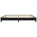 vidaXL Cadre de Lit Noir 200x200 cm Tissu