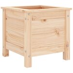 vidaXL Jardinière 40x40x39 cm bois de pin massif