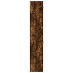 vidaXL Armoire de rangement mince chêne fumé 45x42 5x225 cm