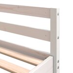 vidaXL Lit superposé et bureau et échelle 140x200cm bois de pin massif