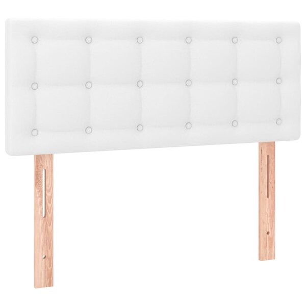 vidaXL Tête de lit Blanc 90x5x78/88 cm Similicuir