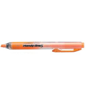 Surligneur handy-line s rétractable/rechargeable orange x 12 pentel