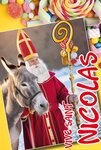 Carte Vive Saint Nicolas Bonne fête avec Enveloppe