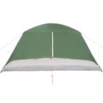 vidaXL Tente familiale avec porche 6 personnes vert imperméable