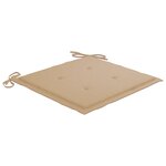 vidaXL Chaises de jardin 8 Pièces avec coussins Bois d'acacia solide