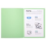 Paquet De 100 Chemises Forever® 220 100  Recyclé - 24x32cm - Vert Pré - X 5 - Exacompta