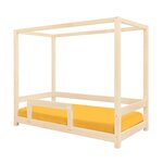 Lit cabane enfant BUNKY 90 x 190 vert pétrole