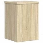 vidaXL Supports pour plantes 2 Pièces chêne sonoma bois d'ingénierie