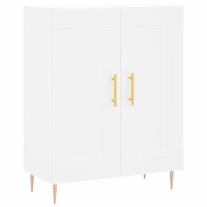 vidaXL Buffet blanc 69 5x34x90 cm bois d'ingénierie