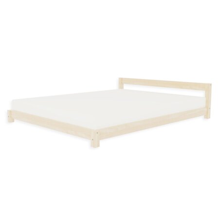 Lit double scandinave en bois COMFY 180 x 200