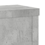 vidaXL Supports pour plantes 2 Pièces gris béton bois d'ingénierie