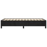 vidaXL Cadre de lit Noir 90x200 cm Velours
