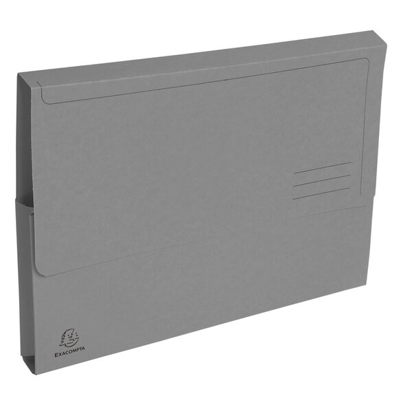 Pt 50 chemises poche FOREVER A4 gris EXACOMPTA