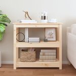 vidaXL Table console 80x40x74 cm Bois massif de pin