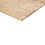 vidaXL Dessus de table 40x30x2 cm rectangulaire bois massif d'acacia