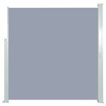 vidaXL Auvent latéral rétractable 140 x 300 cm Gris