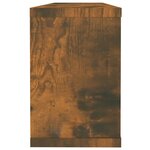 vidaXL Étagères murales cube 6 Pièces Chêne fumé 60x15x23 cm Bois