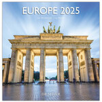 Grand Calendrier Mural 29x29 Cm - 2025 - Europe - Draeger paris