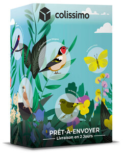 Colissimo Prêt-à-Envoyer France - Boîte L - 5 kg - Série limitée pour la Ligue de protection des Oiseaux