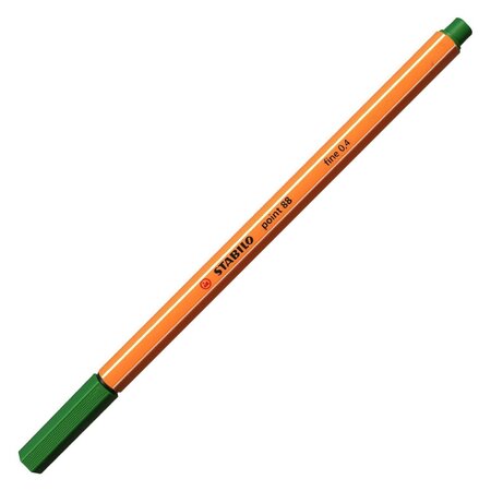 Stylo-Feutre POINT 88 Pointe Fine 0,4 mm Vert STABILO